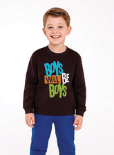 Boys Will Be Boys Soft Fleece Winter Sweatshirts